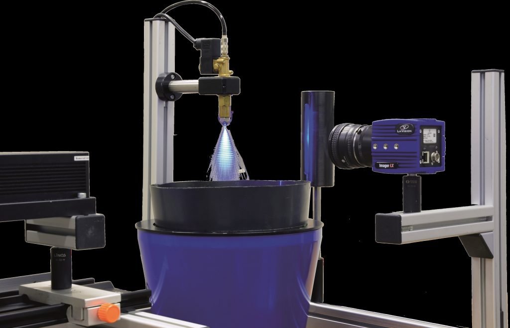 LaVision SprayMaster LIF system visualizing spray and fuel injection patterns
