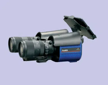 LaVision FlowBOS system visualizing and measuring gas and air flow patterns in research and industrial applications