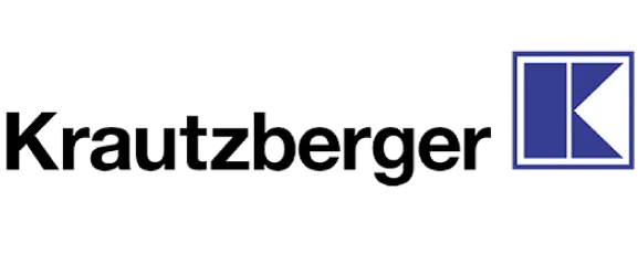 Krautzberger logo shown on LaVision GmbH website, highlighting collaboration in automotive testing and sensor technology.
