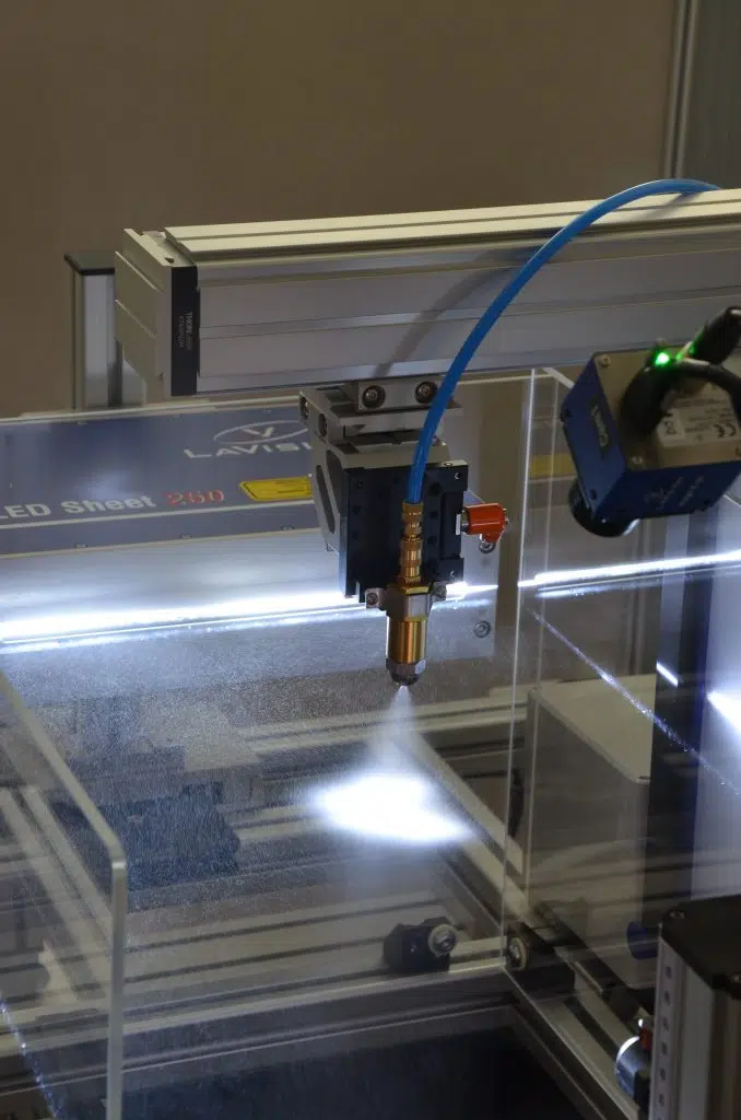 LaVision optical inline measurement system monitoring paint and coating production in real time