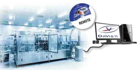 LaVision DaVis software controlling paint and coating production remotely