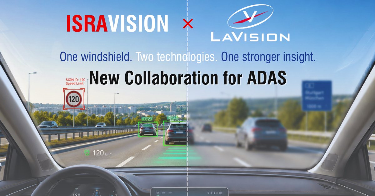 ISRA VISION and LaVision collaboration for windshield optical quality inspection and ADAS camera zone evaluation
